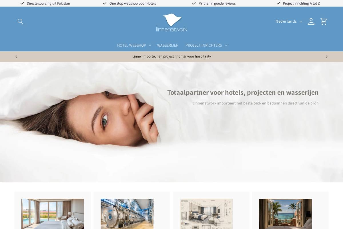 linnenatwork.com homepage screenshot