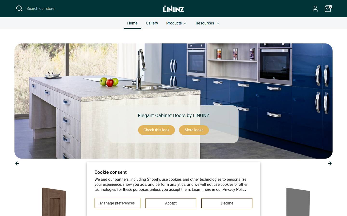 linunz.com homepage screenshot