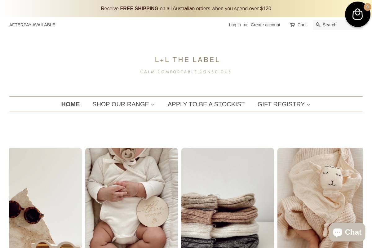 lionandlambthelabel.com homepage screenshot