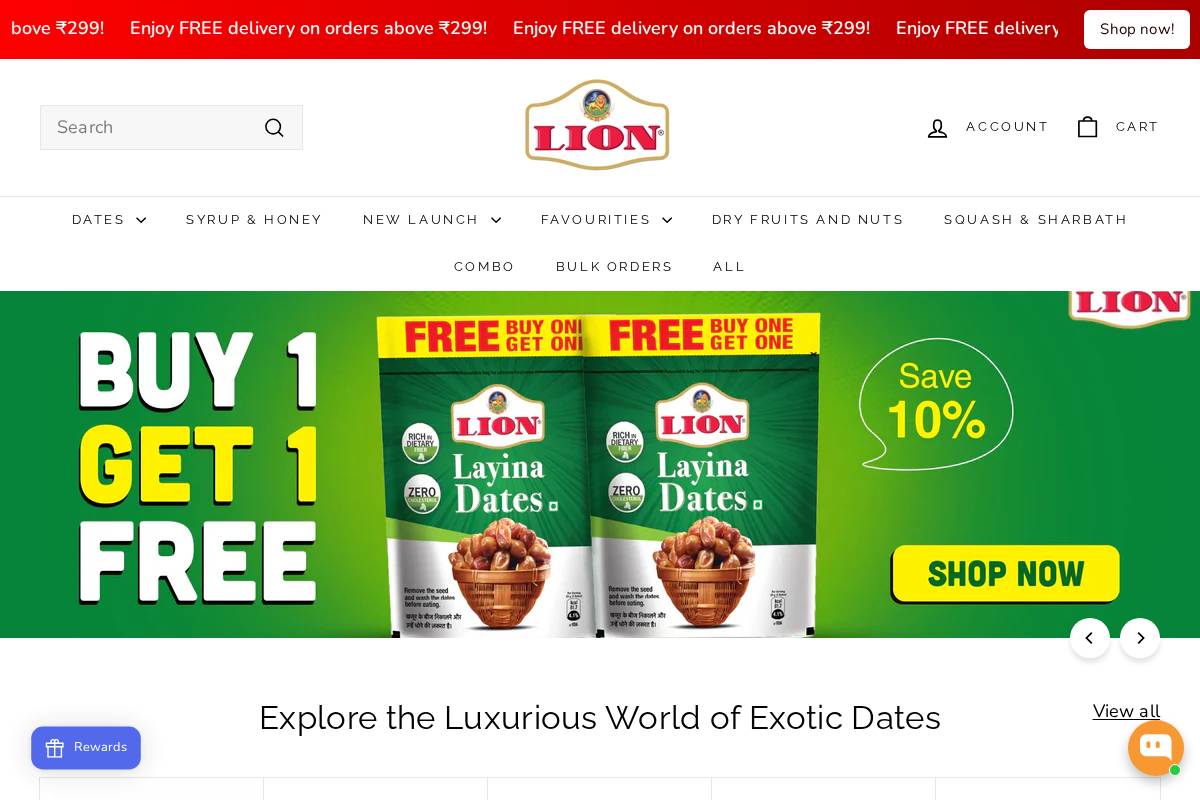 liondates.com homepage screenshot