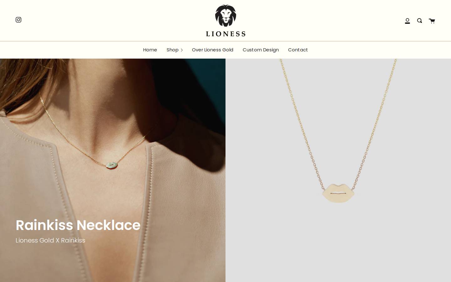 lionessgold.nl homepage screenshot