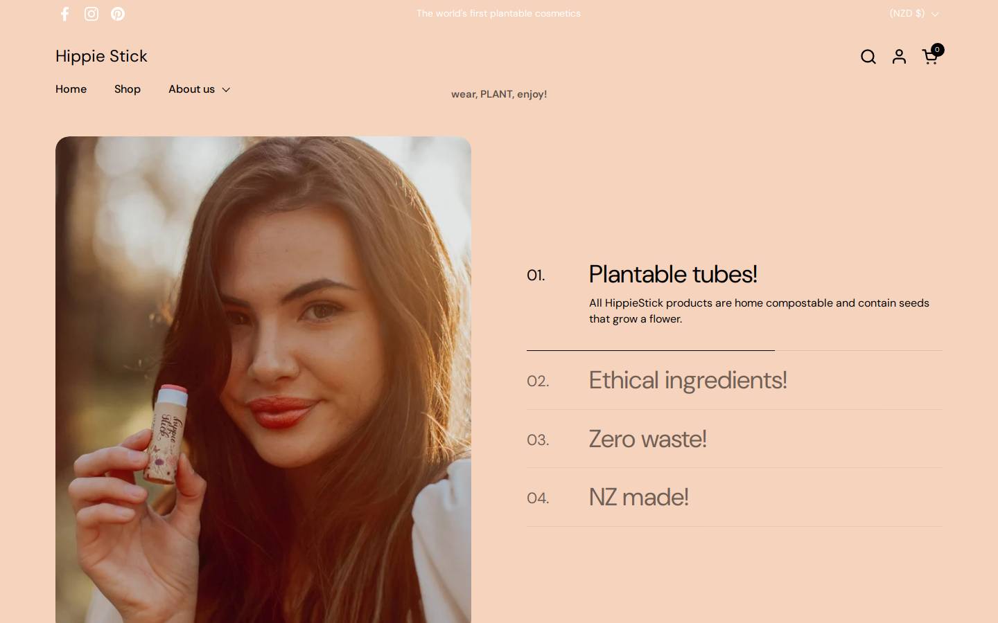 lipbalms.online homepage screenshot