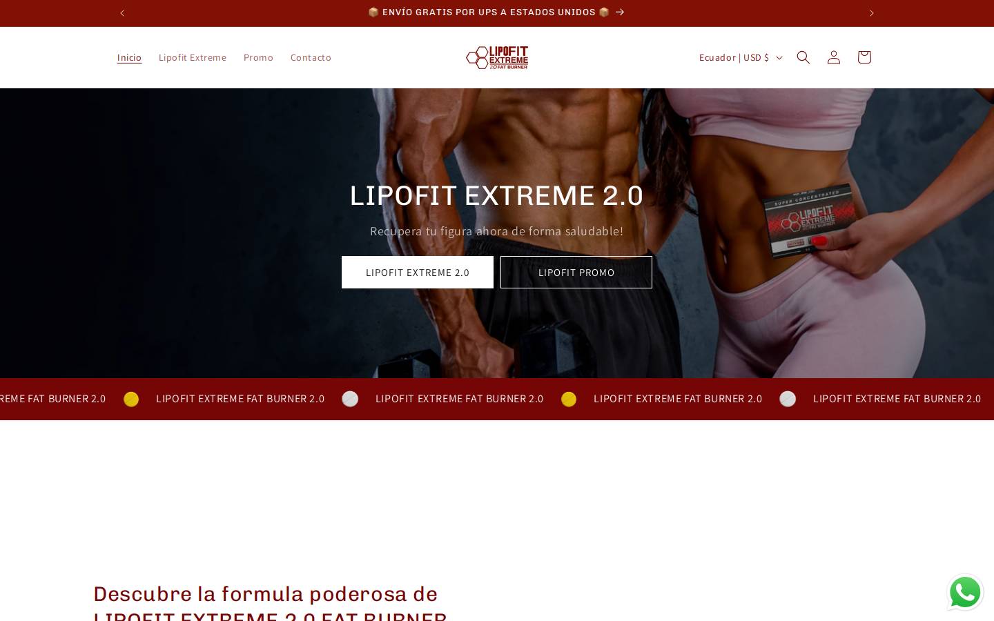 lipofitusa.com homepage screenshot
