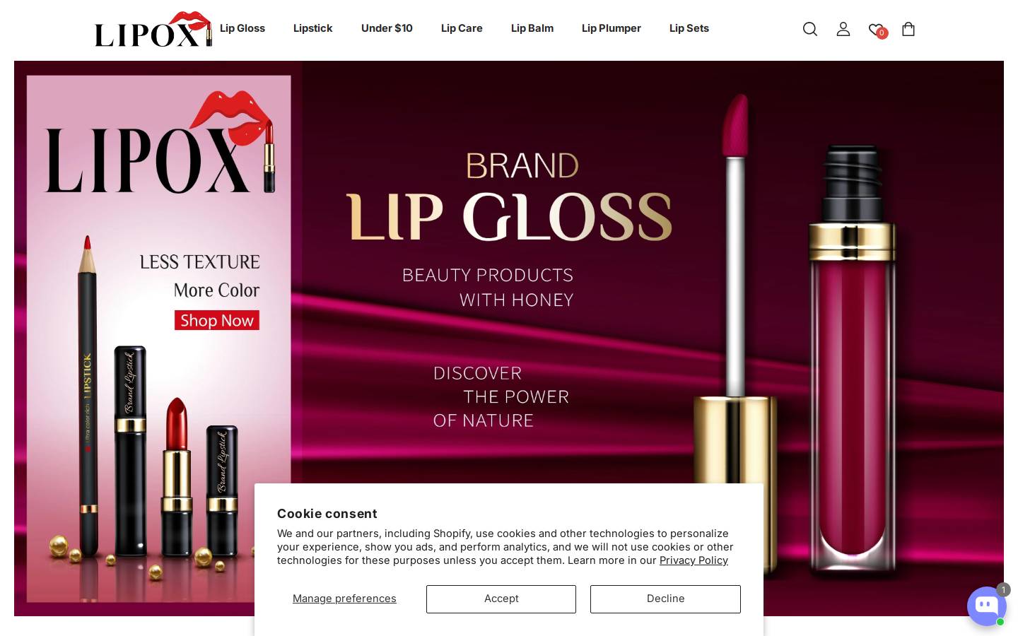 lipoxi.com homepage screenshot