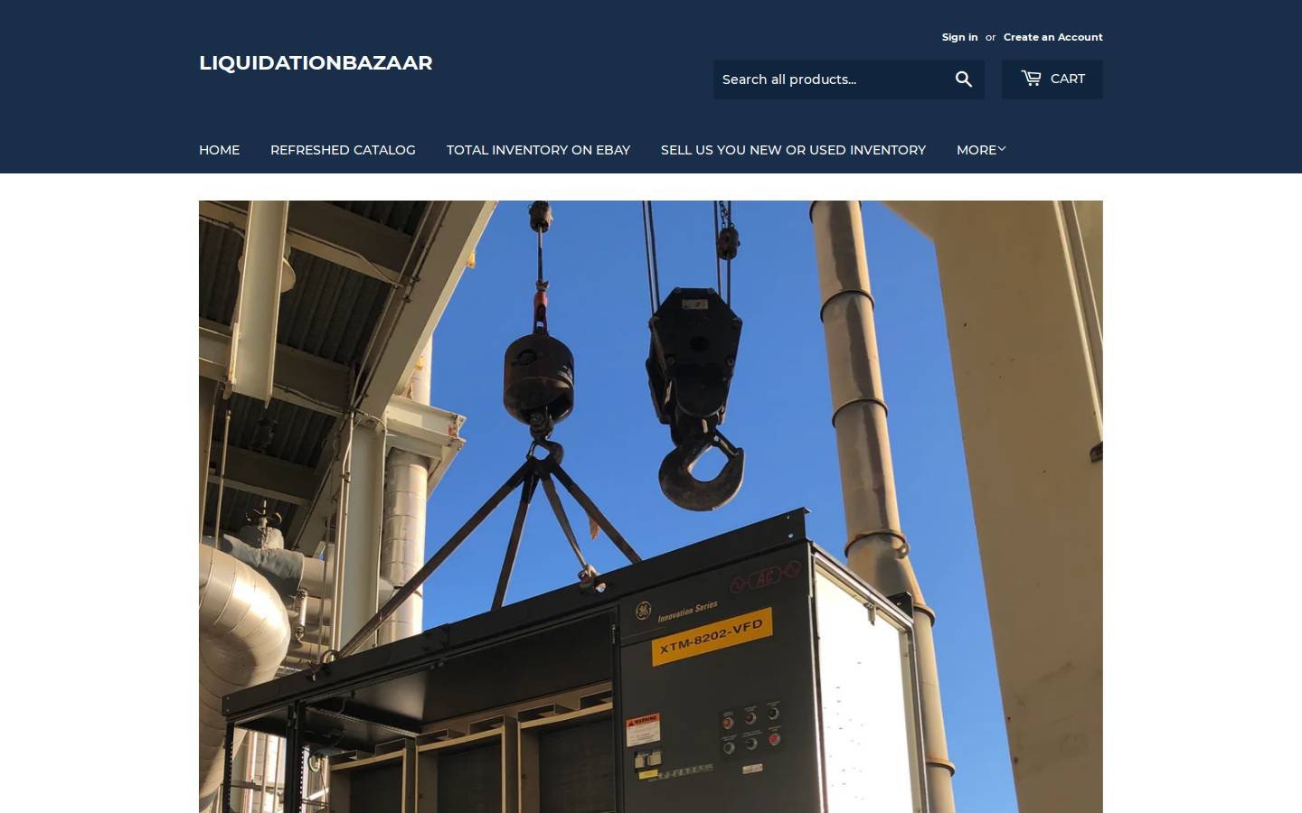 liquidationbazaar.com homepage screenshot