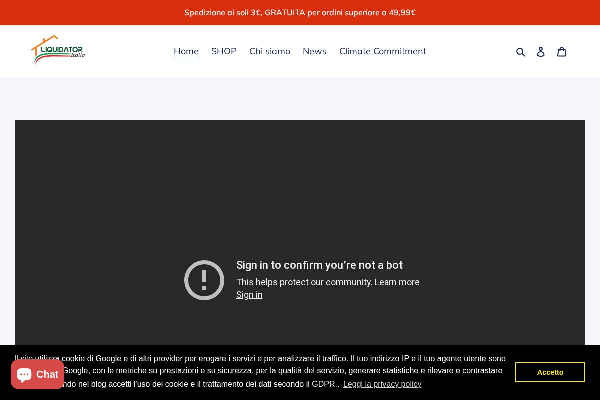 Liquidatoritalia homepage screenshot