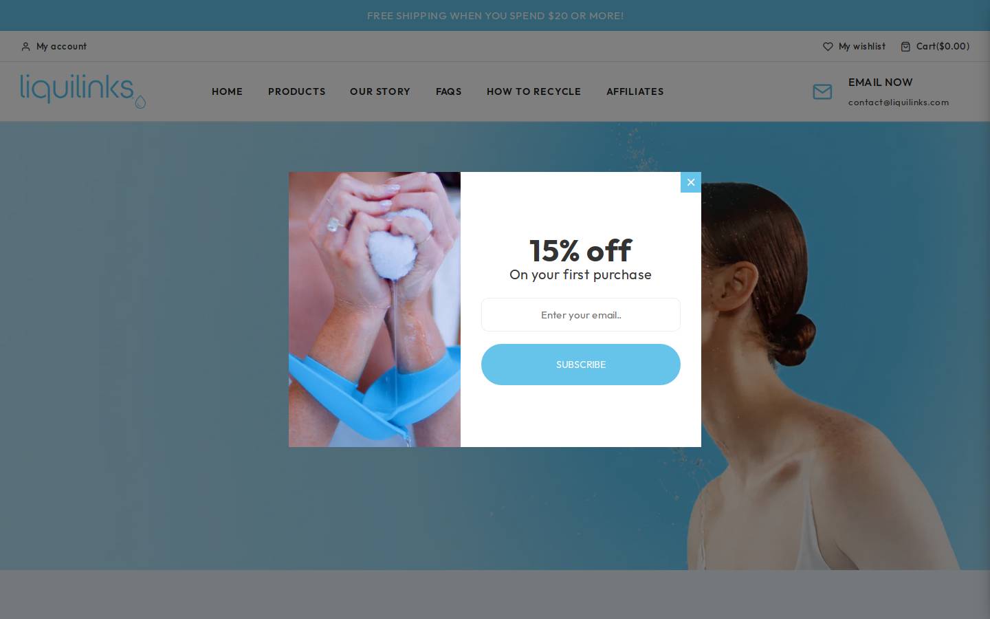 liquilinks.com homepage screenshot