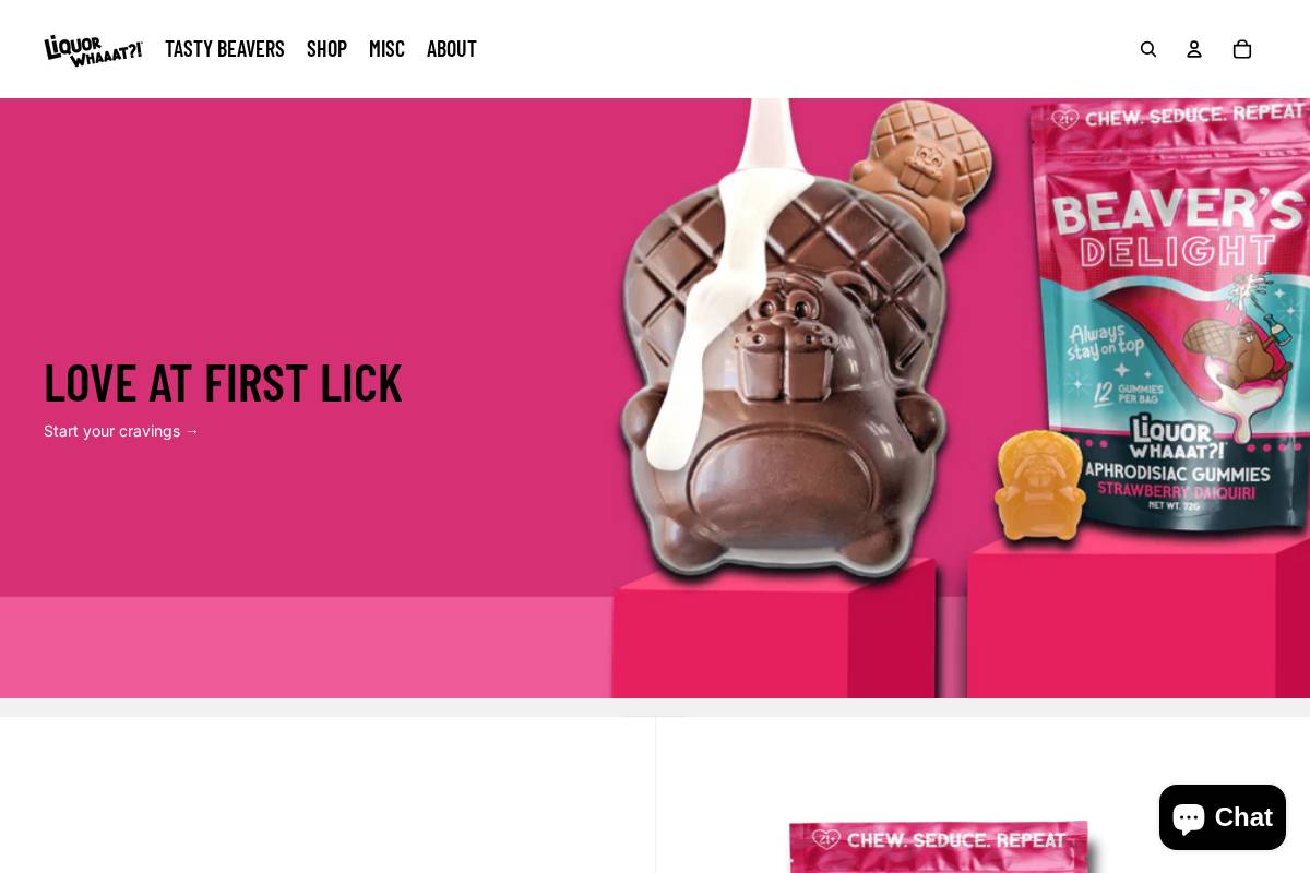 liquorwhaaat.com homepage screenshot