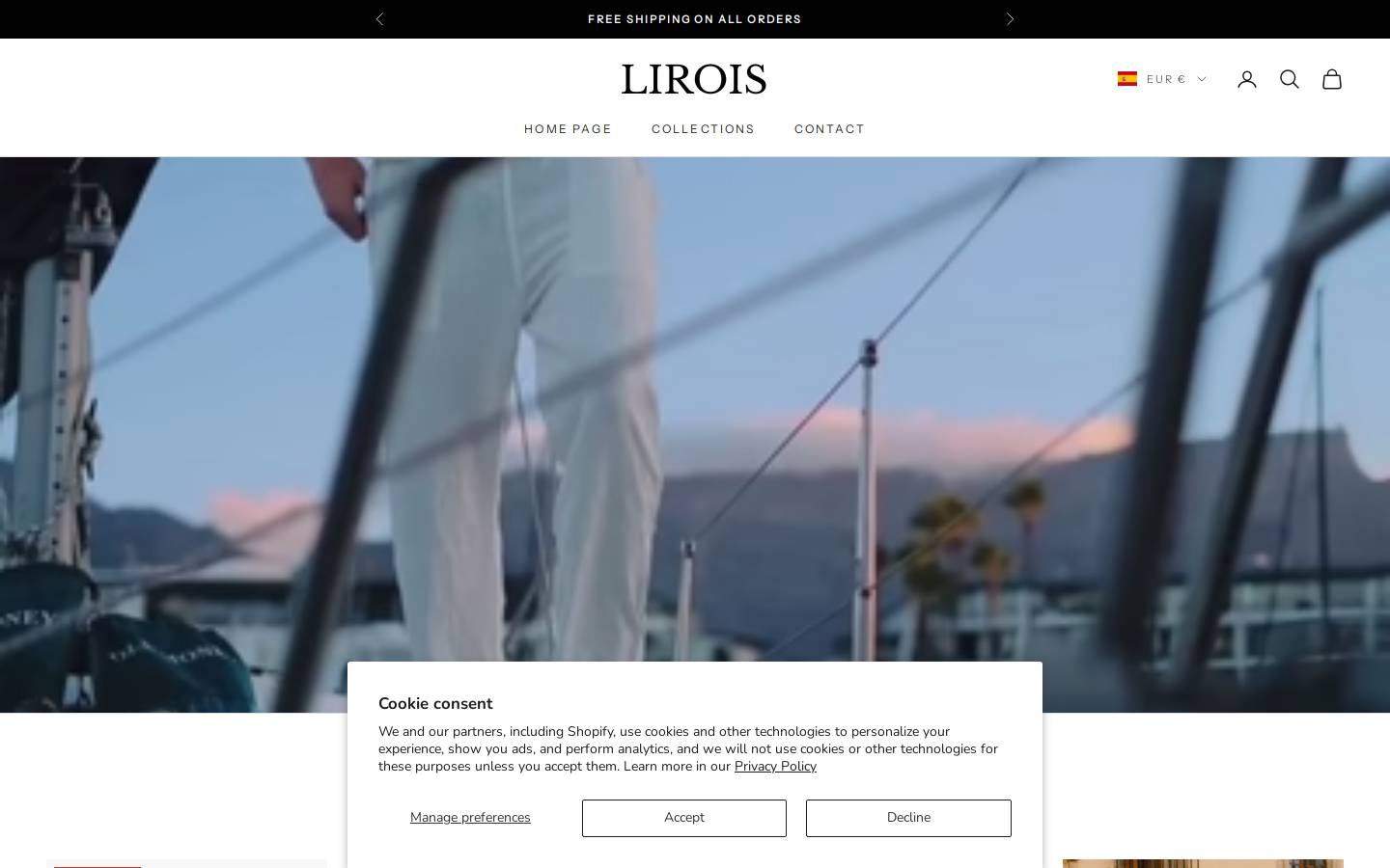 Lirois homepage screenshot