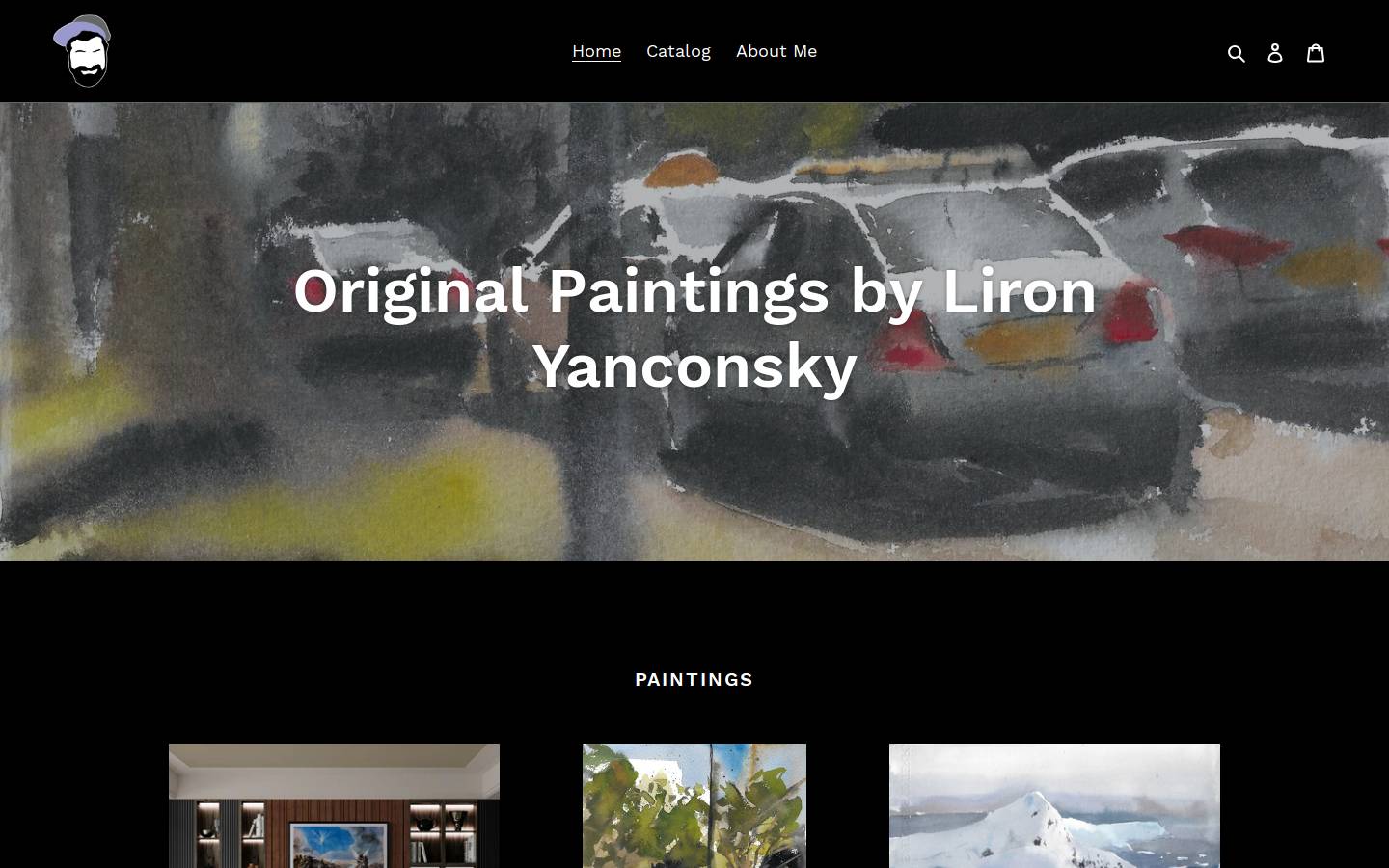 lirongallery.com homepage screenshot