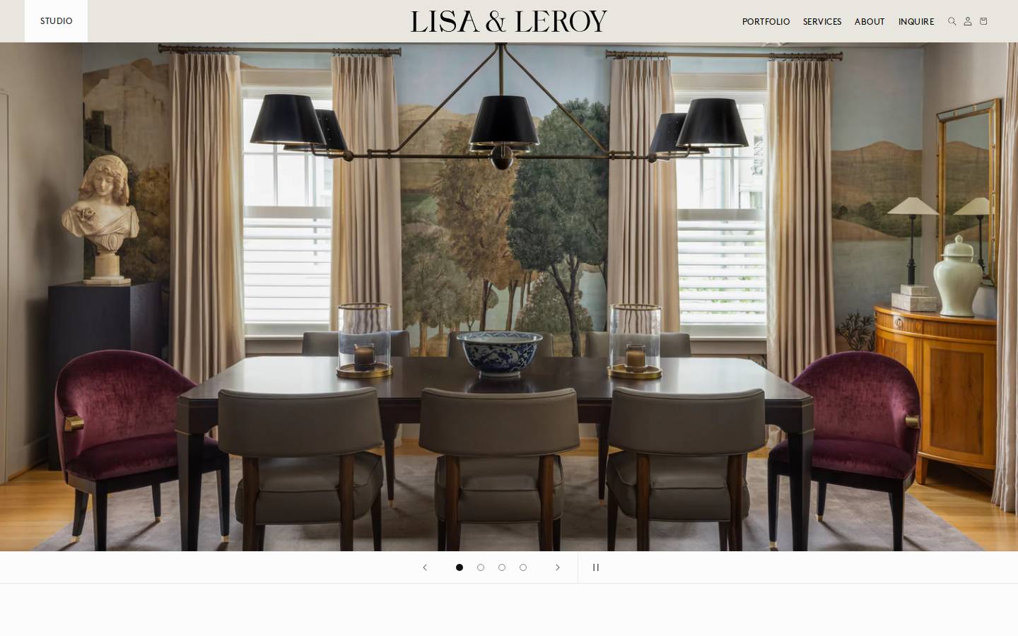 lisaandleroy.com homepage screenshot