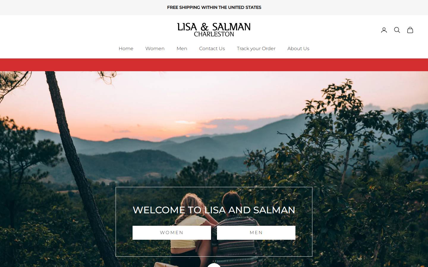 Lisaandsalman homepage screenshot