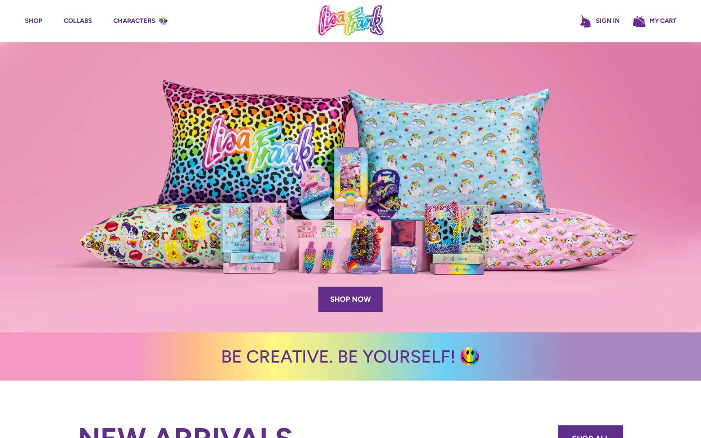 Lisafrank homepage screenshot