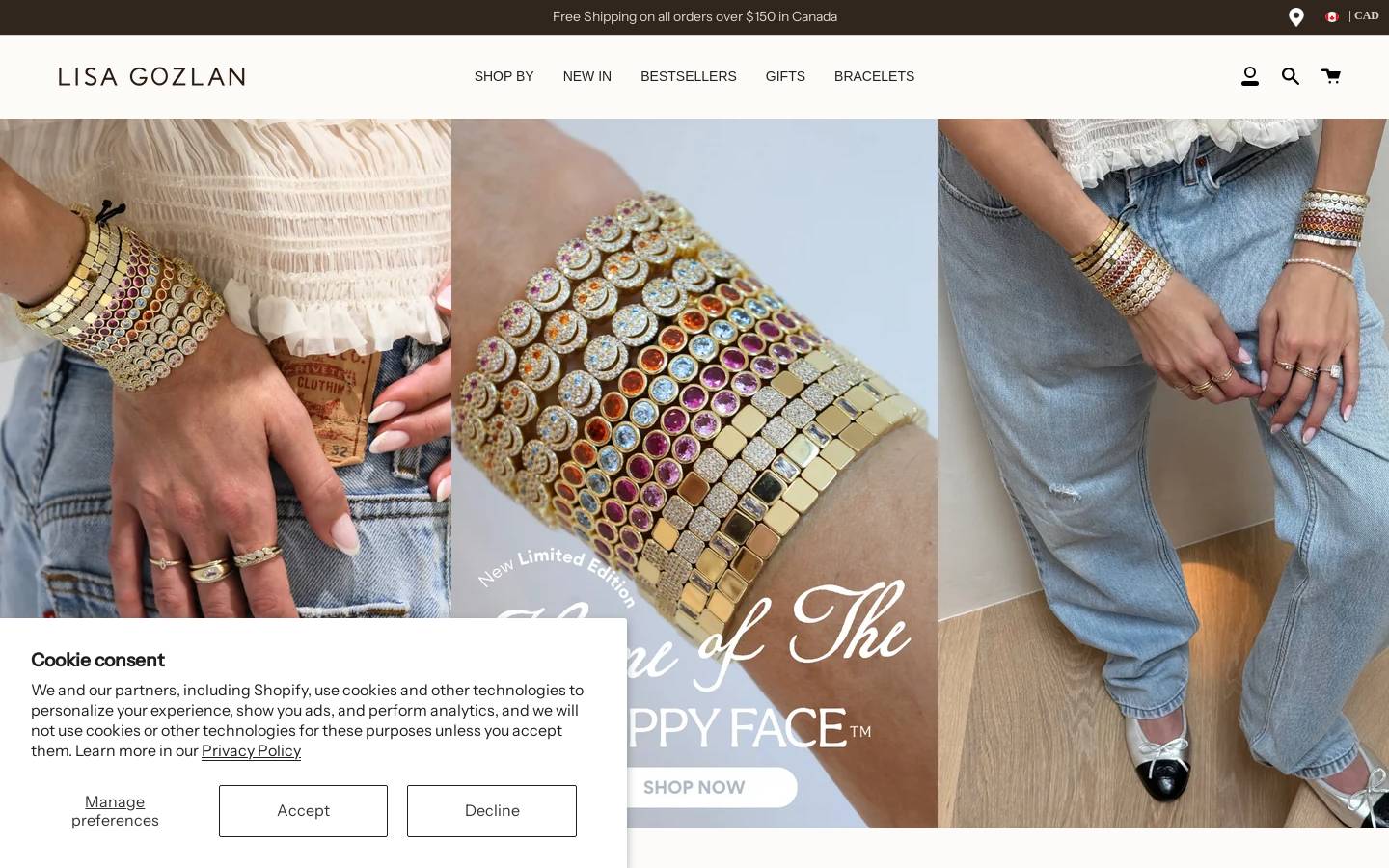 lisagozlan.com homepage screenshot