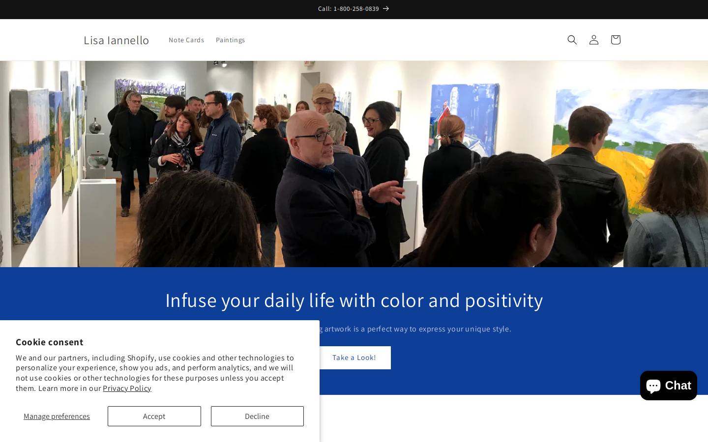 lisaiannello.com homepage screenshot