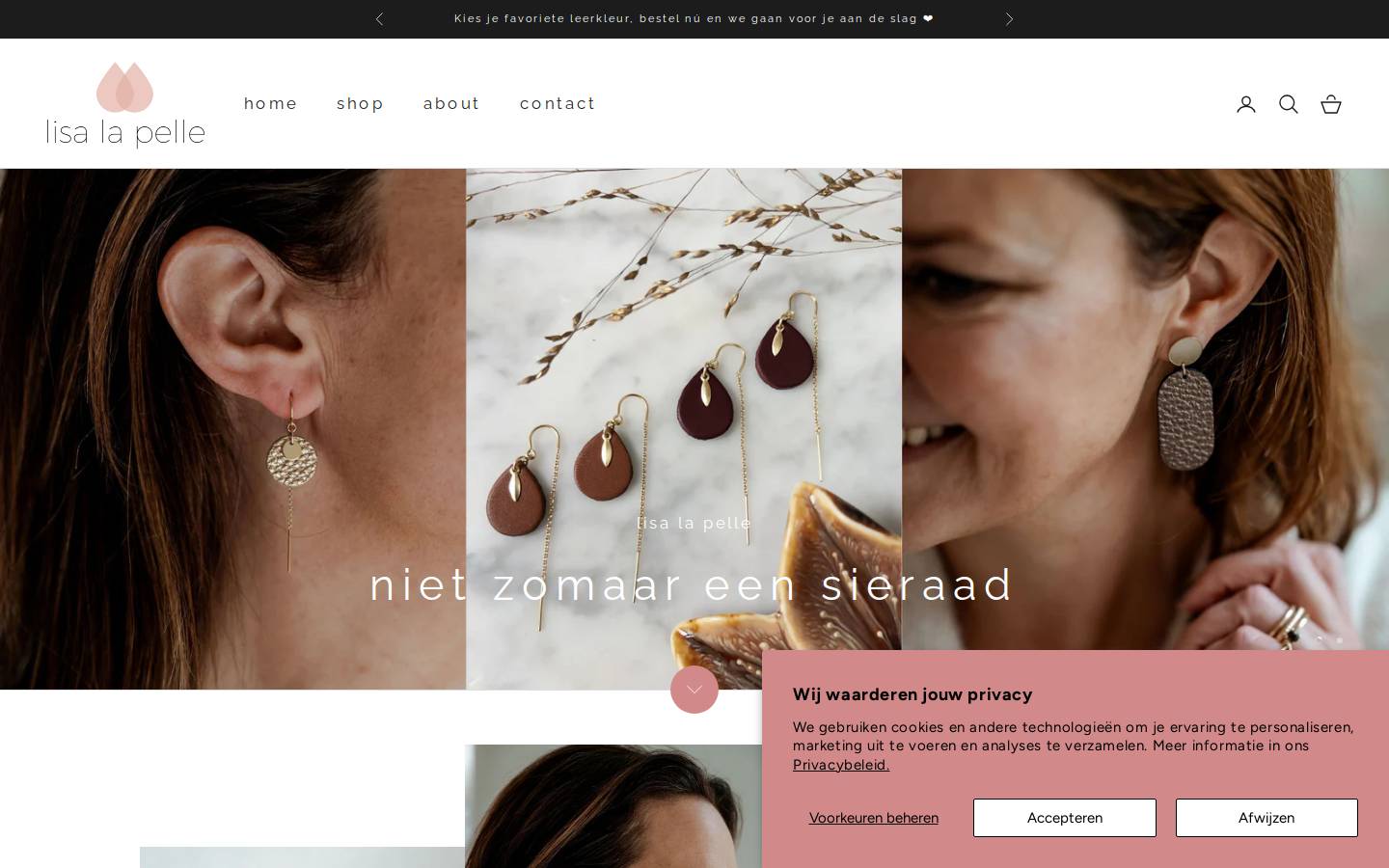 lisalapelle.com homepage screenshot
