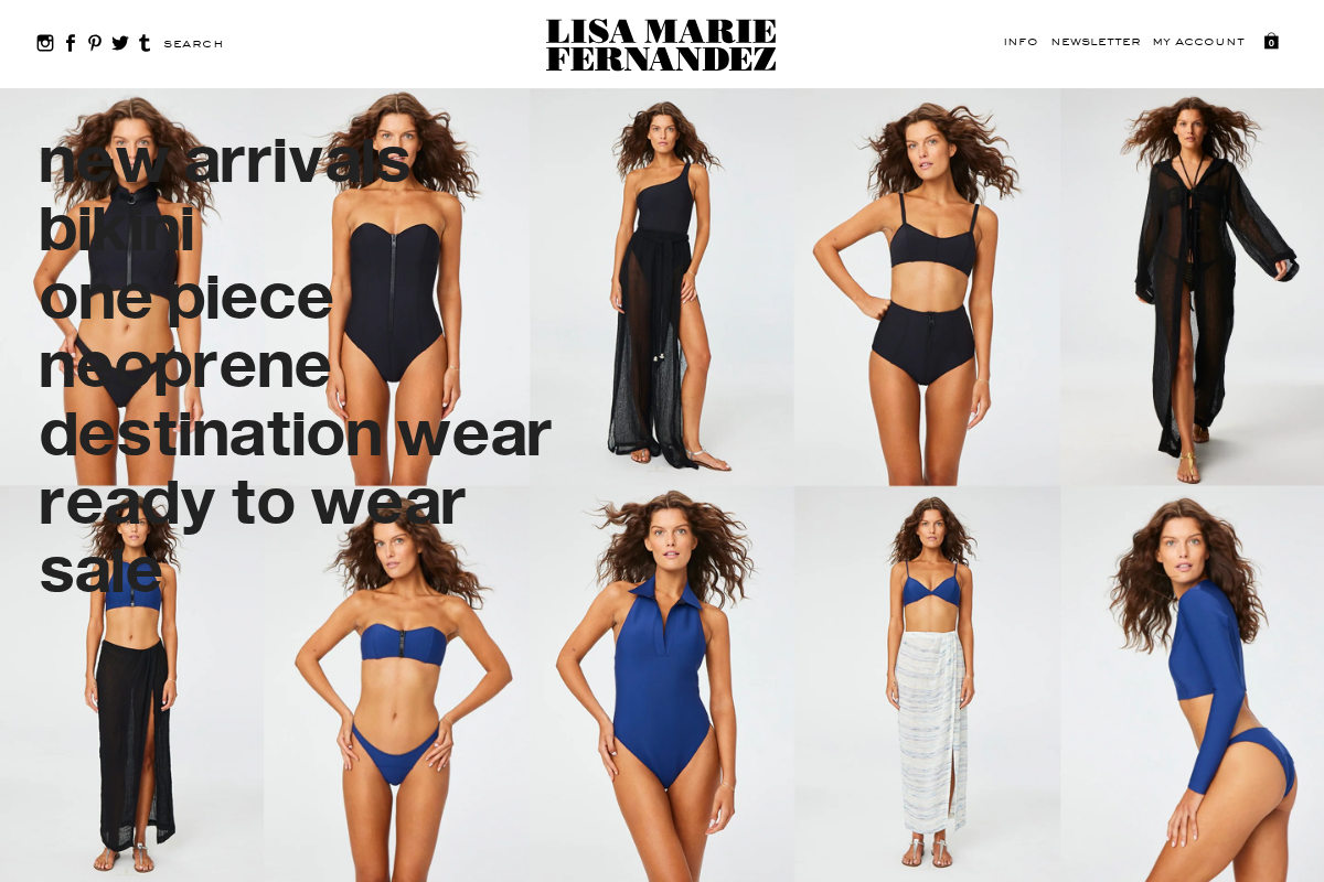 lisamariefernandez.com homepage screenshot