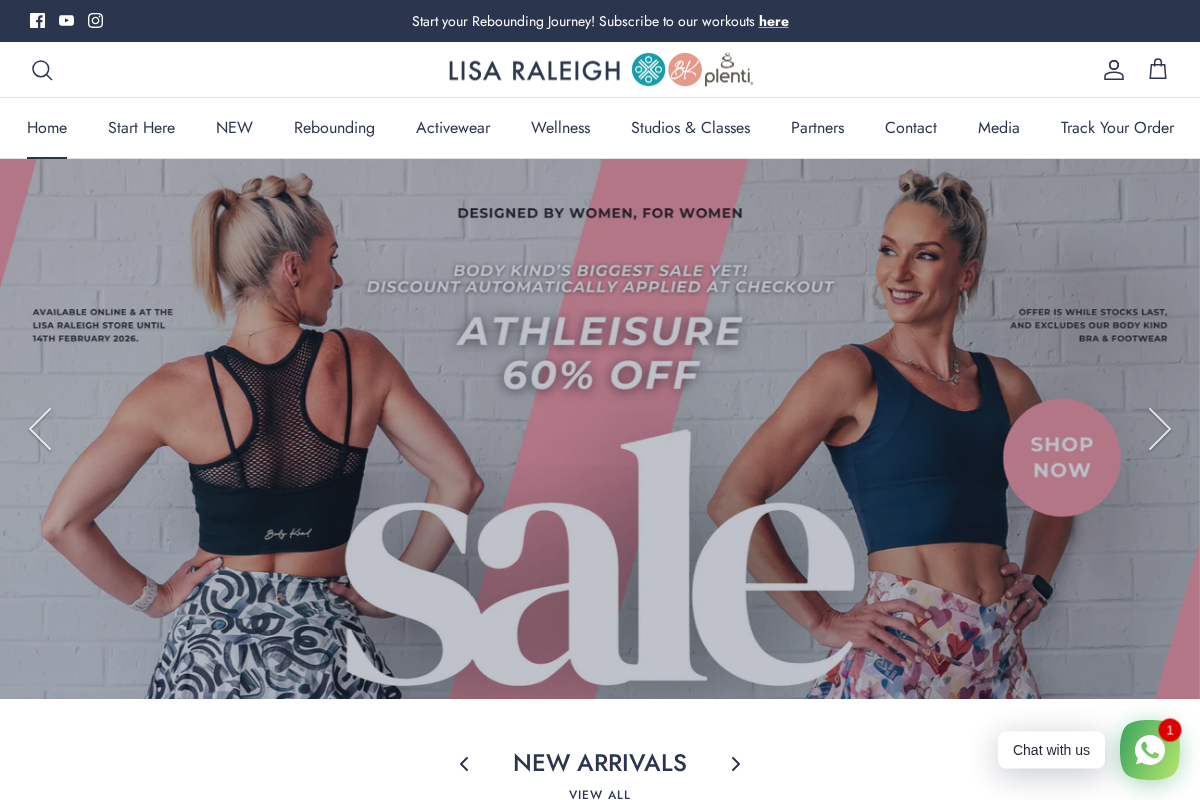 Lisa Raleigh Online Store homepage screenshot