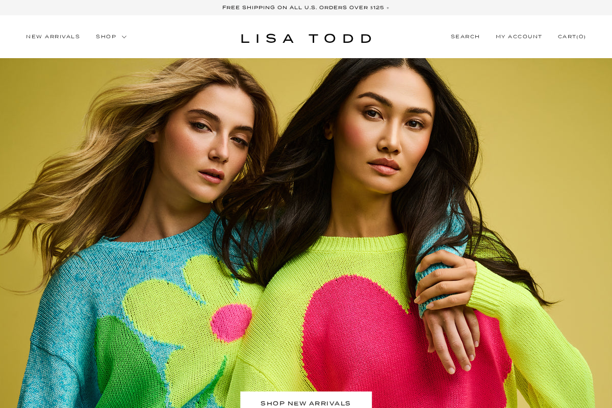 LISA TODD homepage screenshot