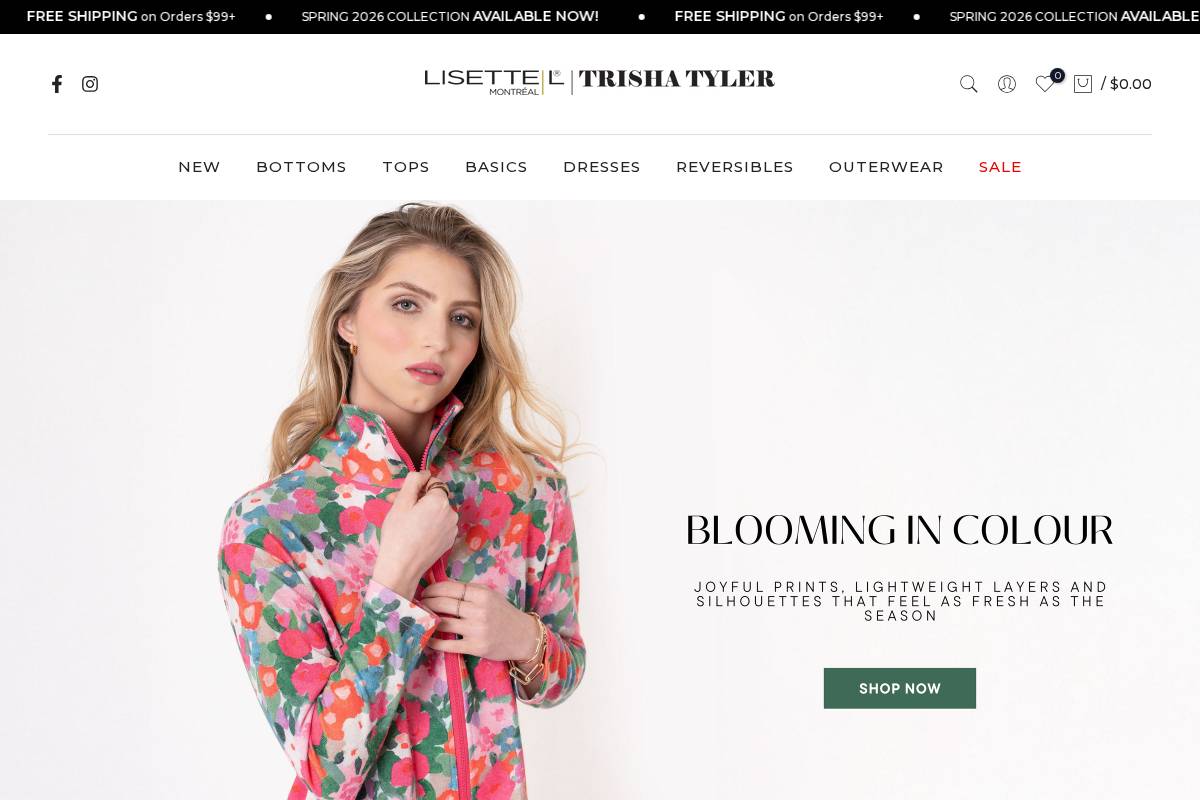 lisettel.ca homepage screenshot