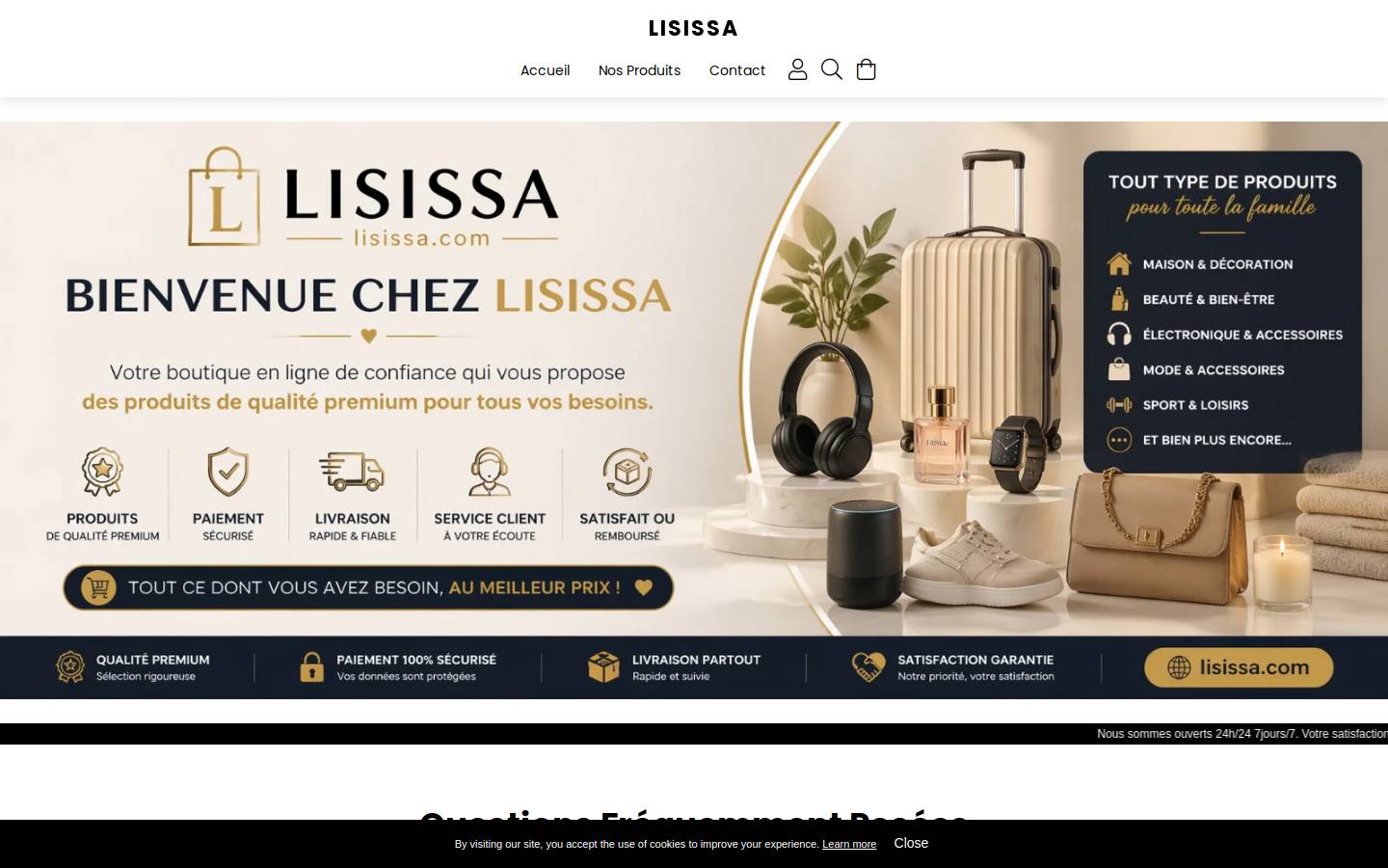 lisissa.com homepage screenshot