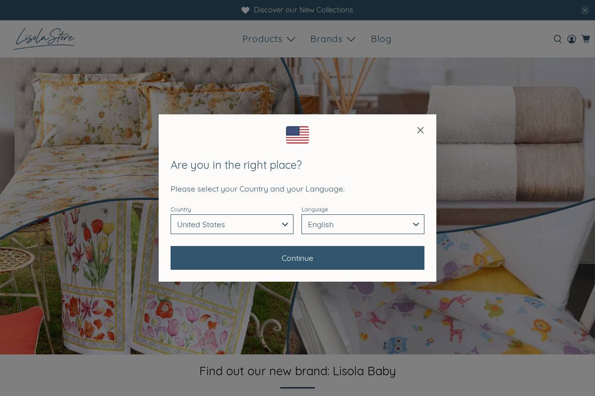 lisolastore.com homepage screenshot