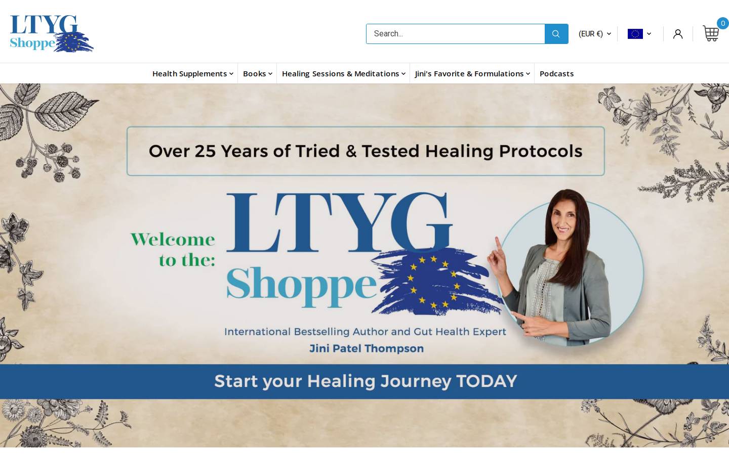 listentoyourgut.eu homepage screenshot
