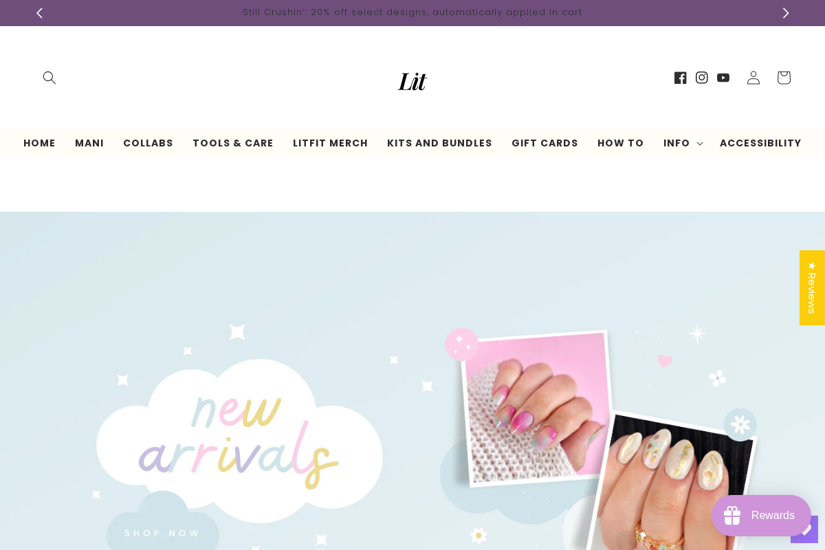 litgels.com homepage screenshot