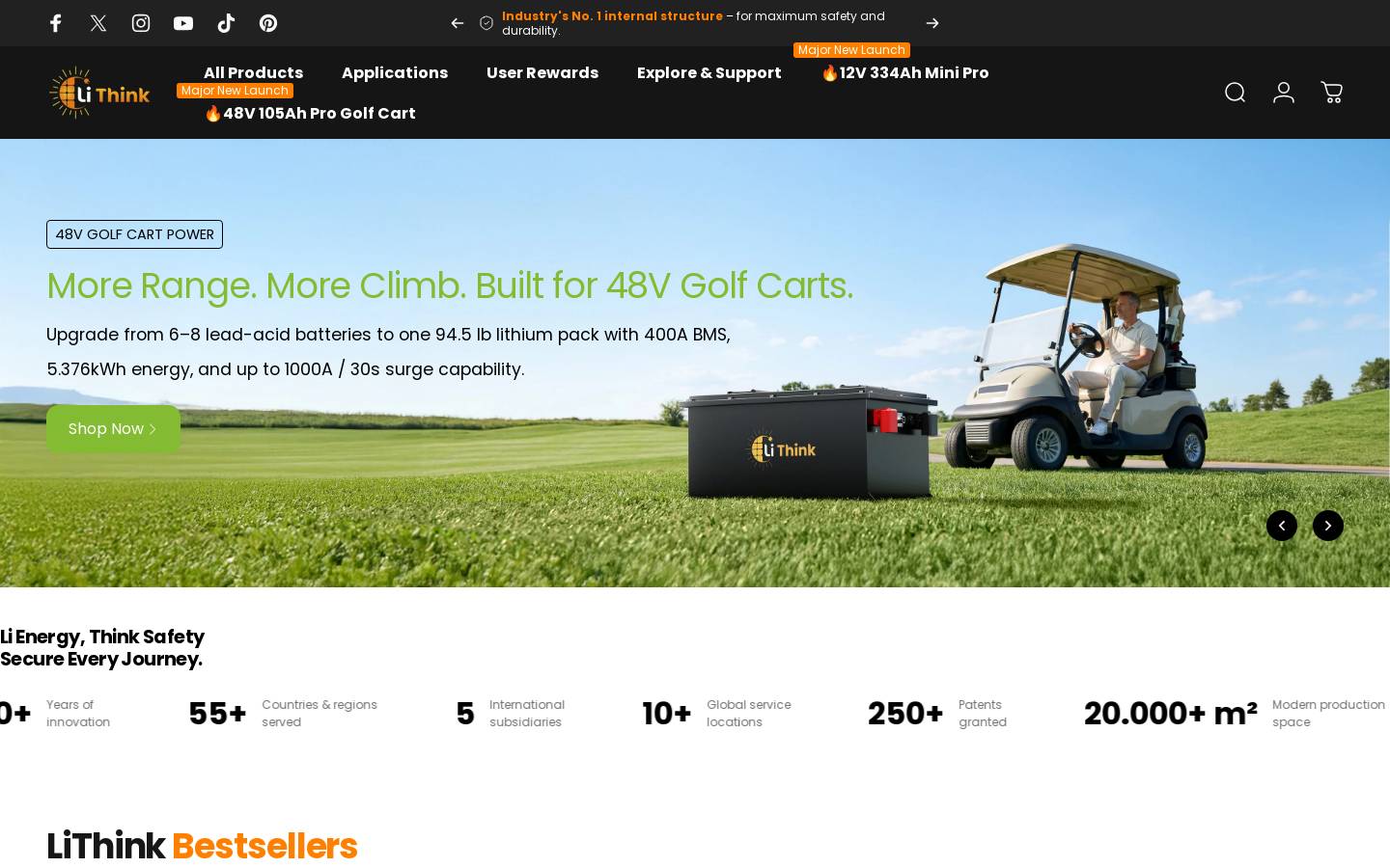 lithink.com homepage screenshot