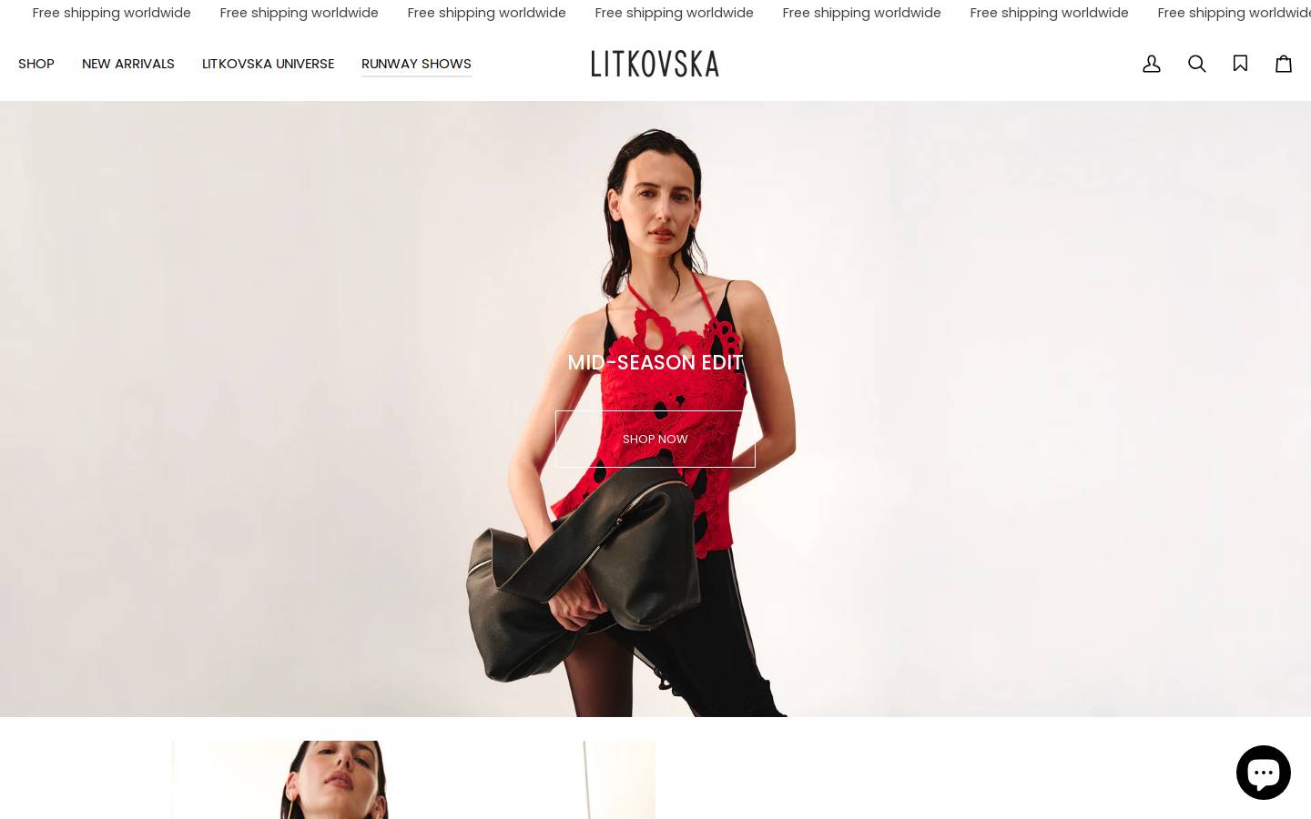 litkovska.com homepage screenshot