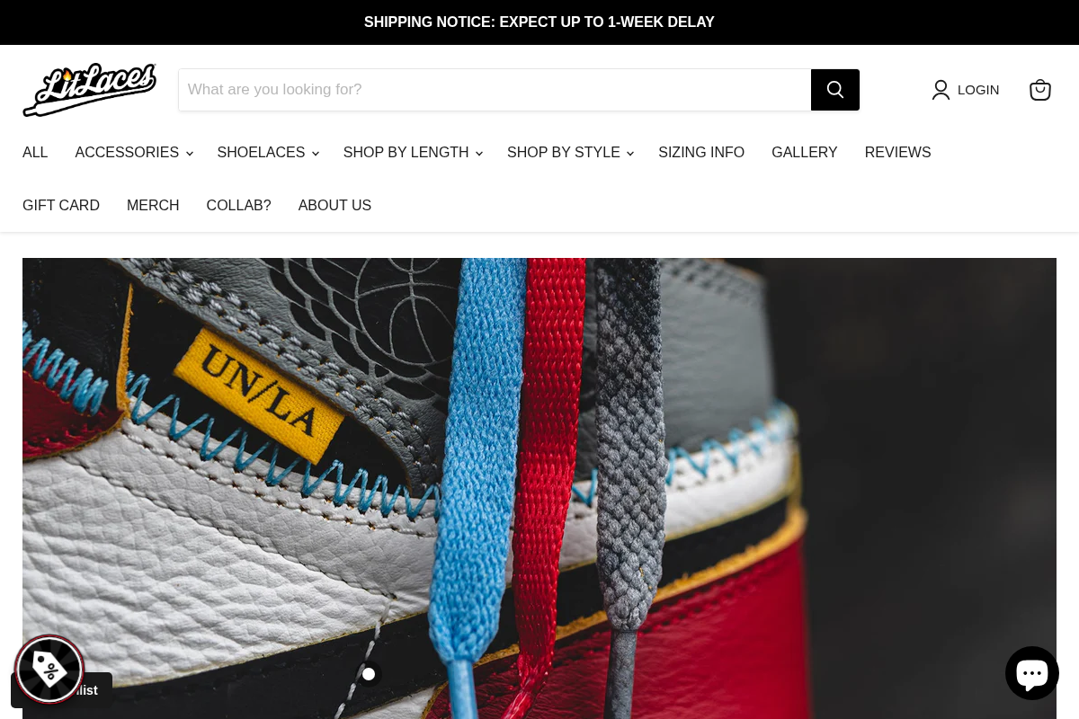 LitLaces® homepage screenshot