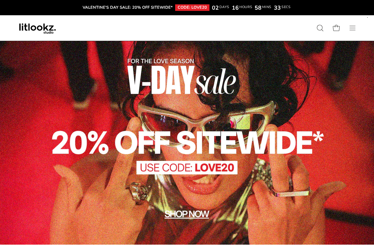 Litlookz Studio homepage screenshot