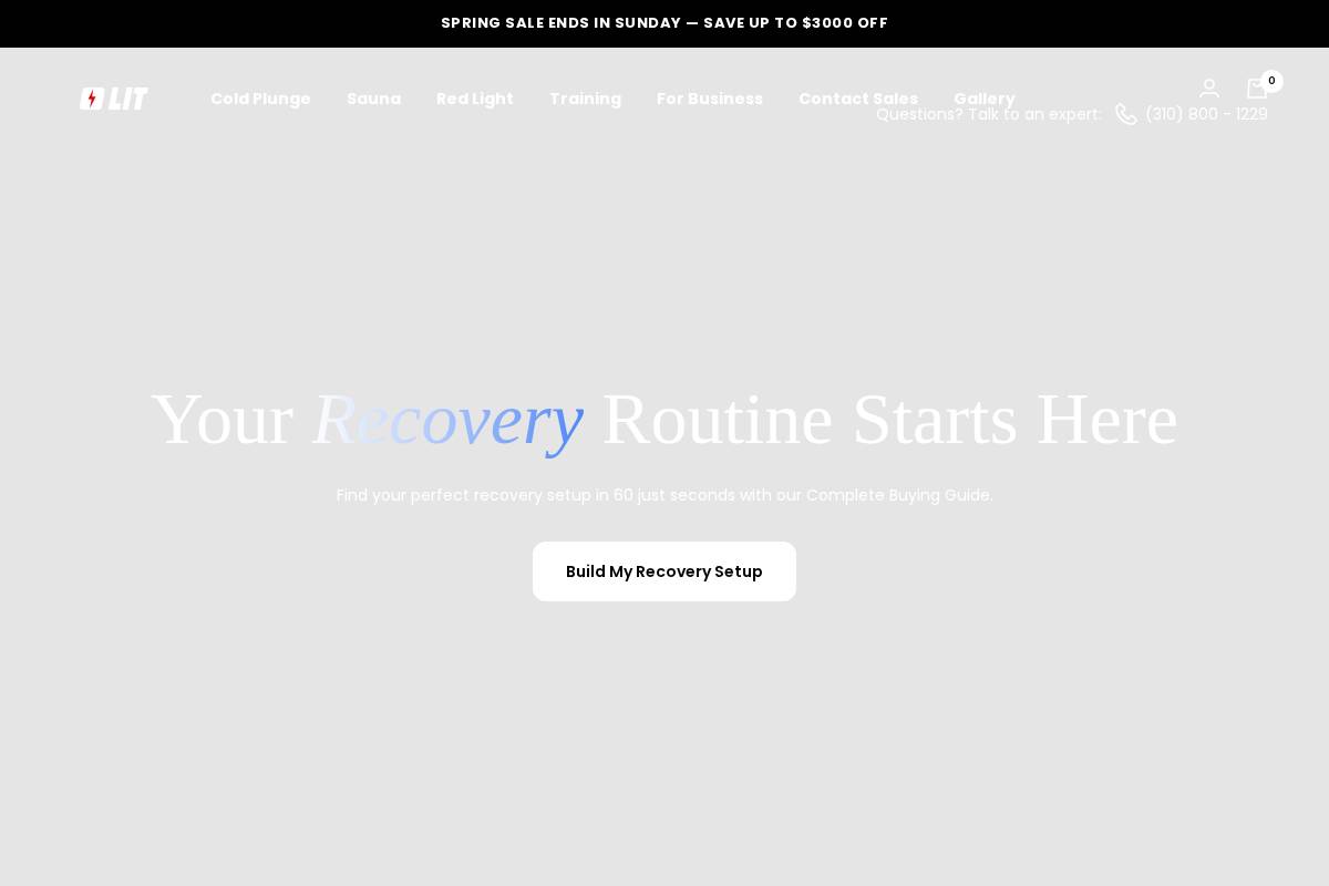 LIT Method homepage screenshot