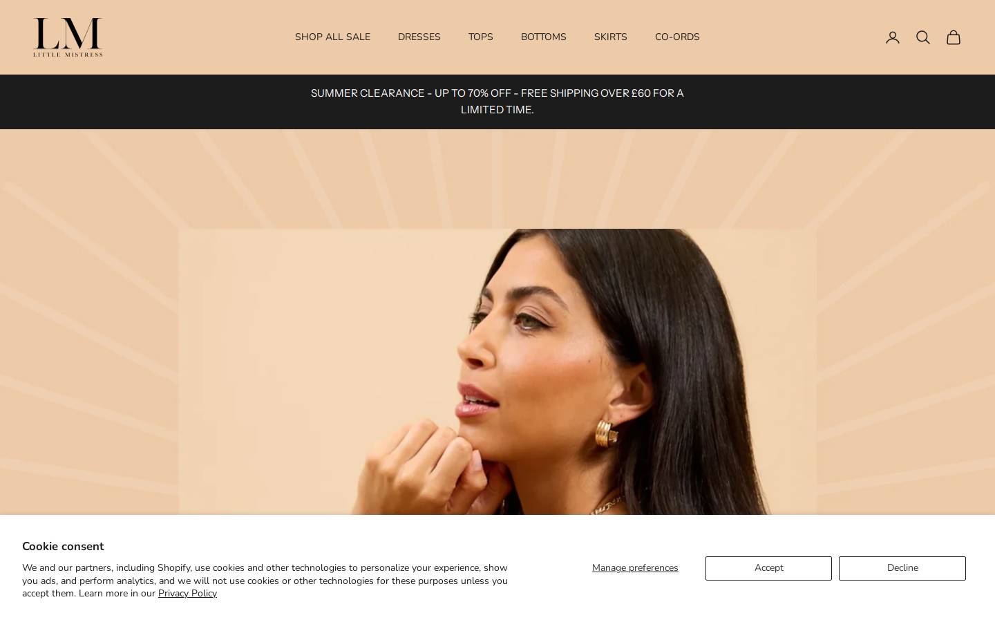 Little Mistress homepage screenshot
