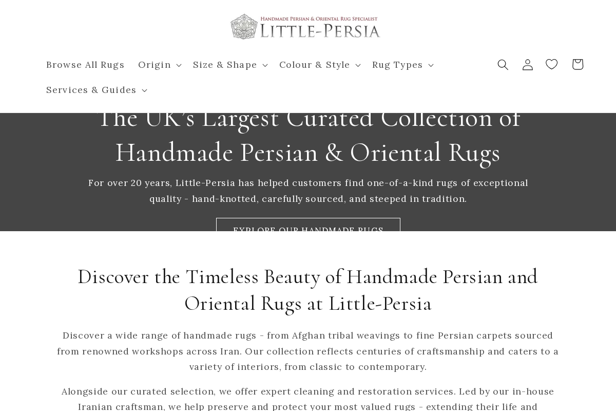 Little-Persia homepage screenshot