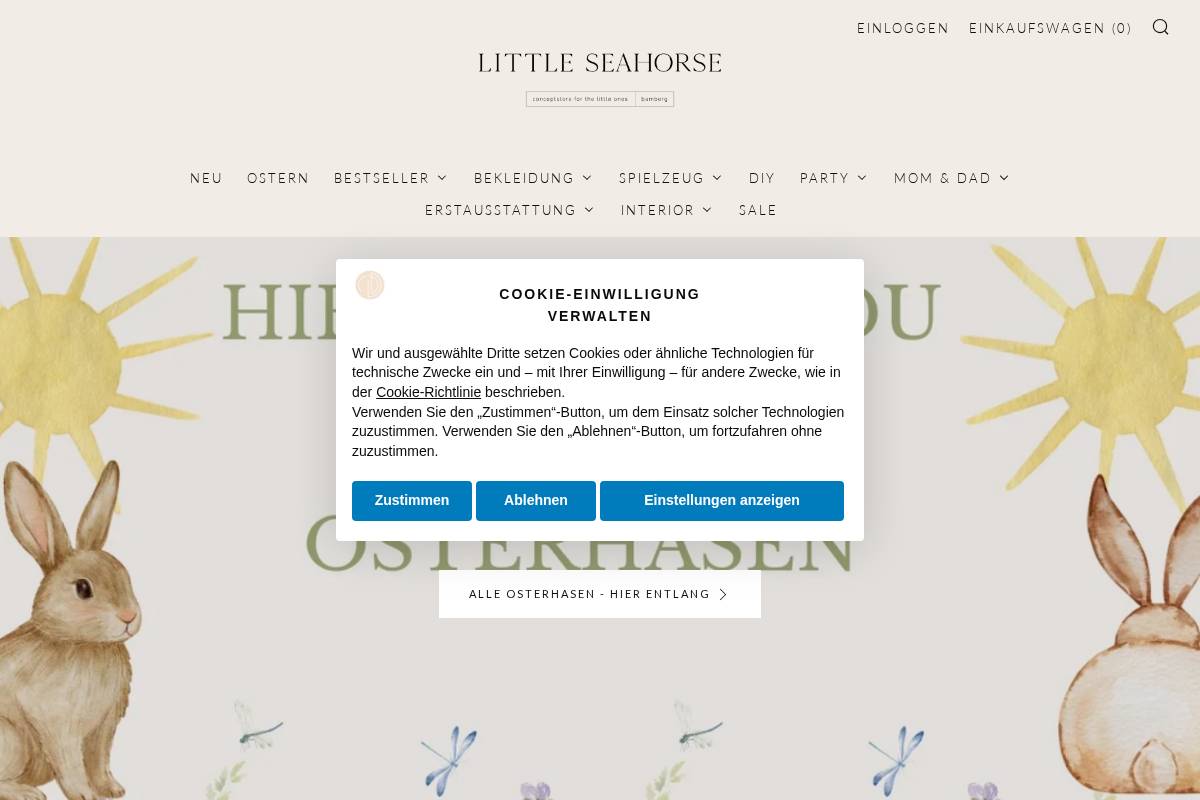 little-seahorse.de homepage screenshot