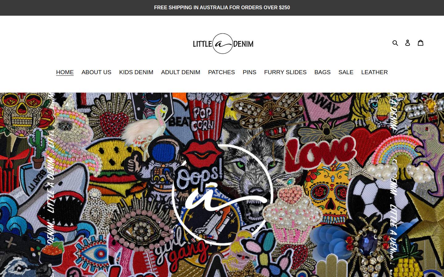 littleadenim.com homepage screenshot