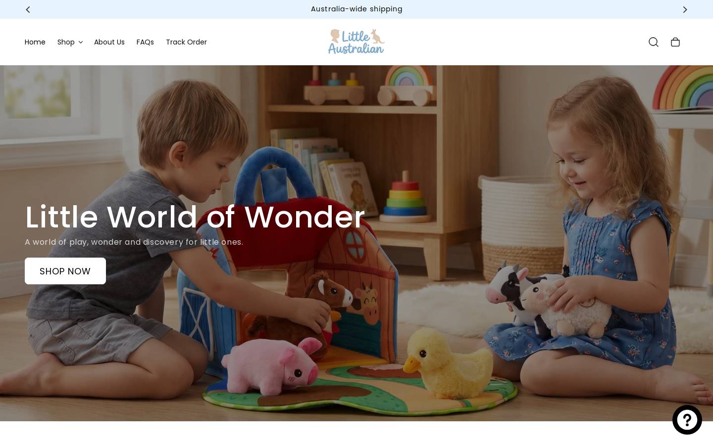 Littleaustralian homepage screenshot