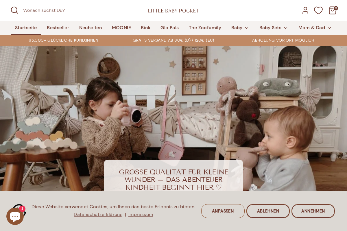 Little Baby Pocket homepage screenshot