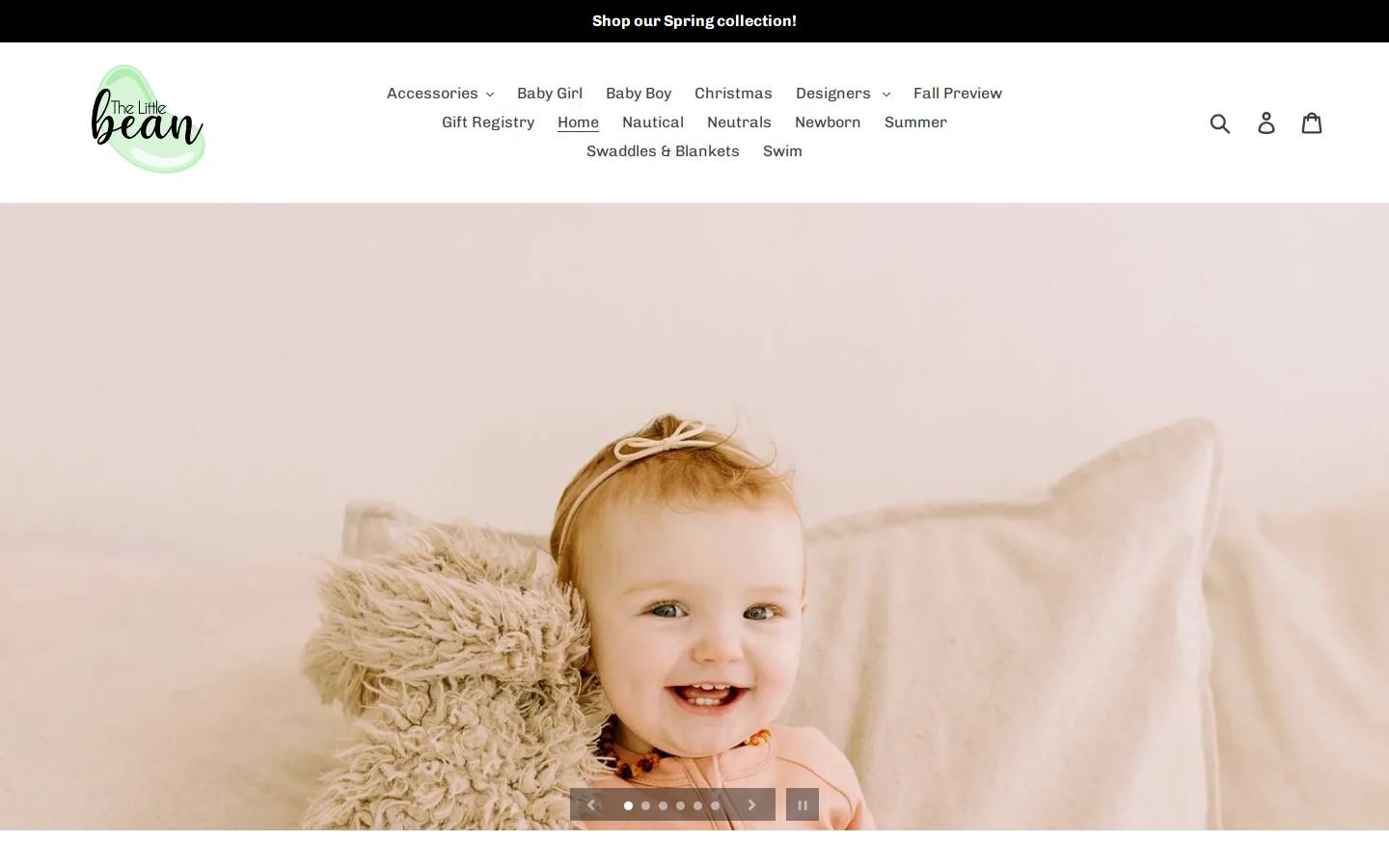littlebean.shop homepage screenshot