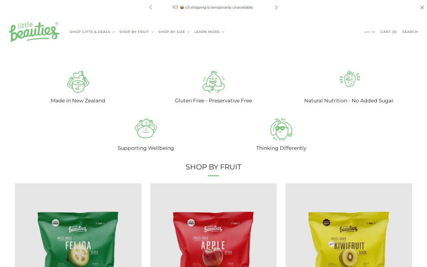 littlebeauties.kiwi homepage screenshot