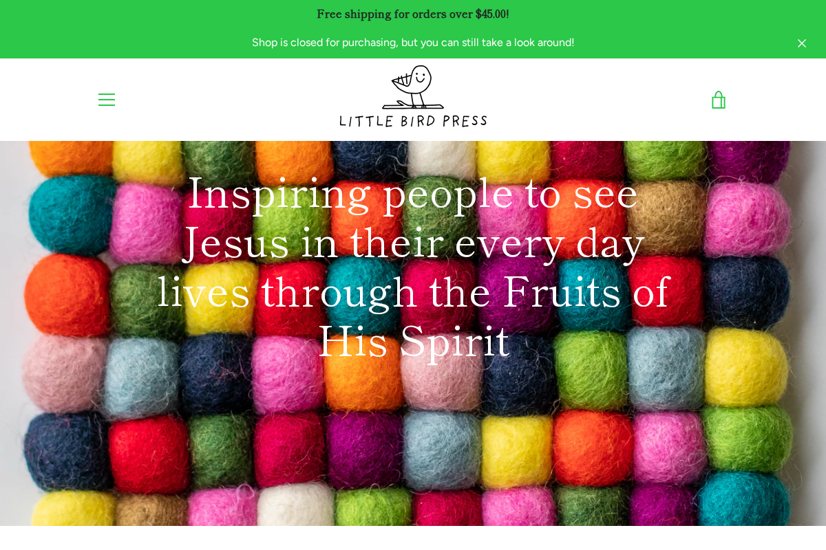 Little Bird Press Online homepage screenshot