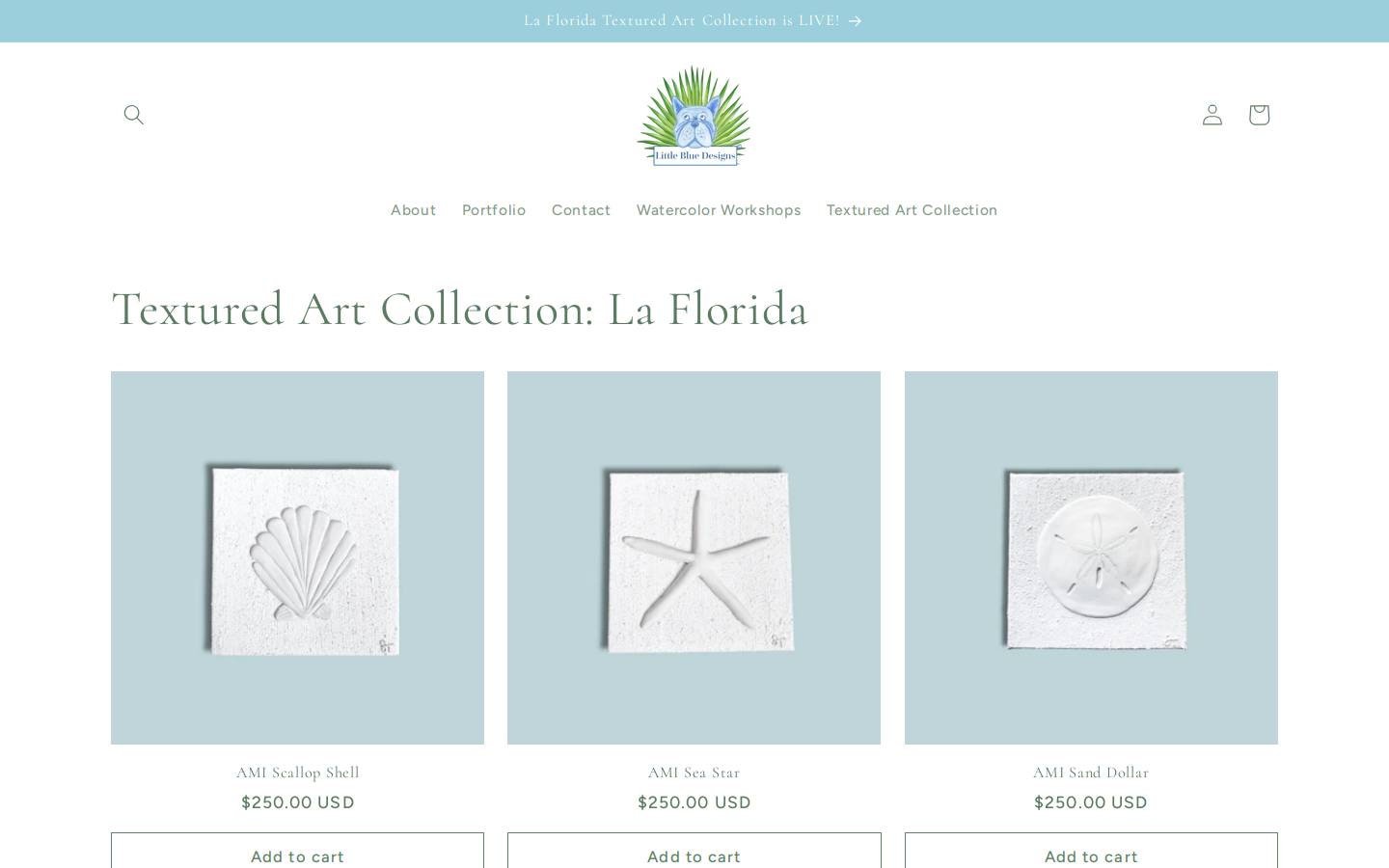 littlebluedesignsus.com homepage screenshot
