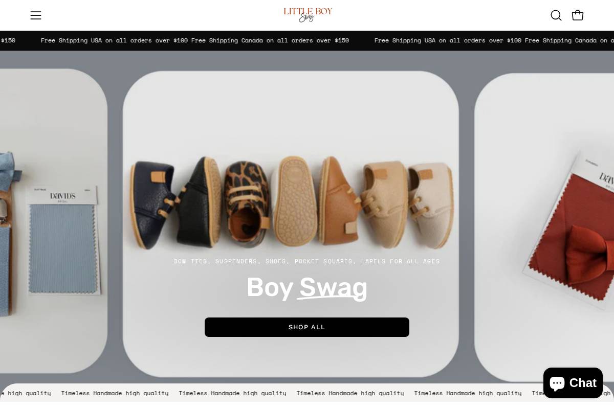 littleboyswag.net homepage screenshot