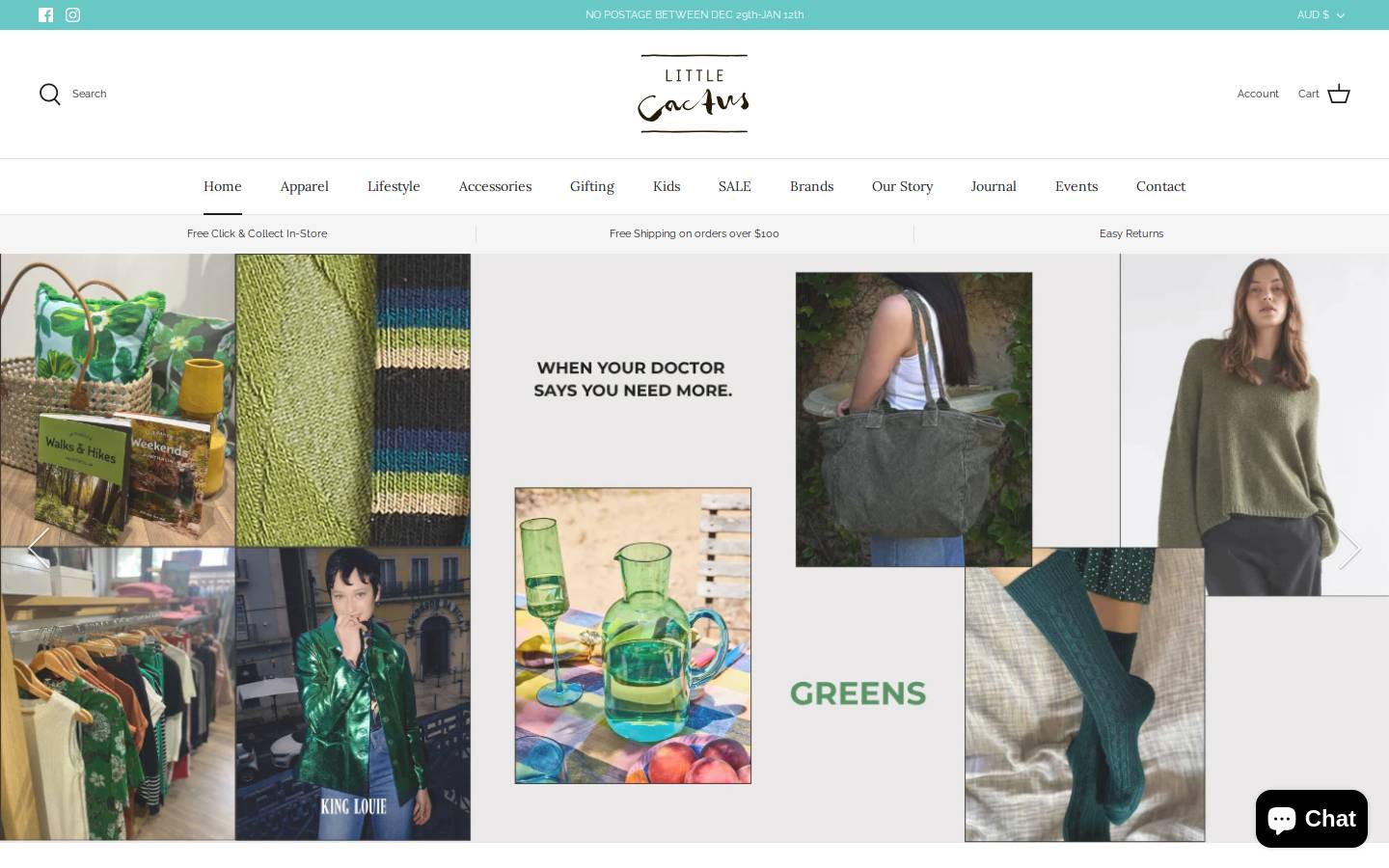 littlecactus.com.au homepage screenshot