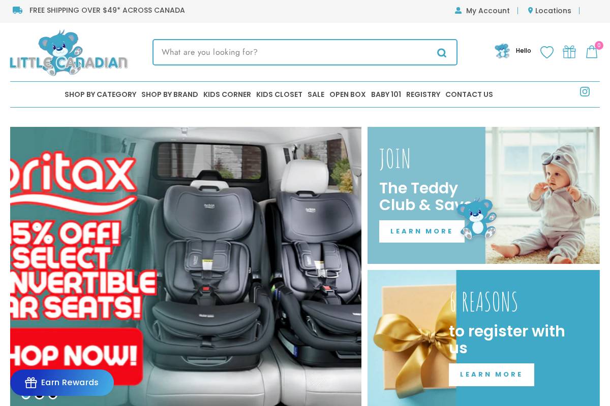 littlecanadian.ca homepage screenshot