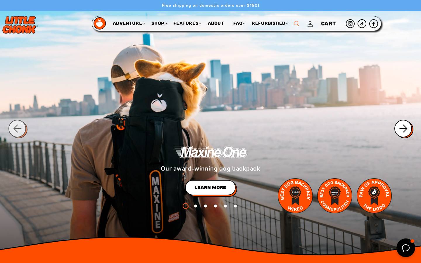 Littlechonk homepage screenshot