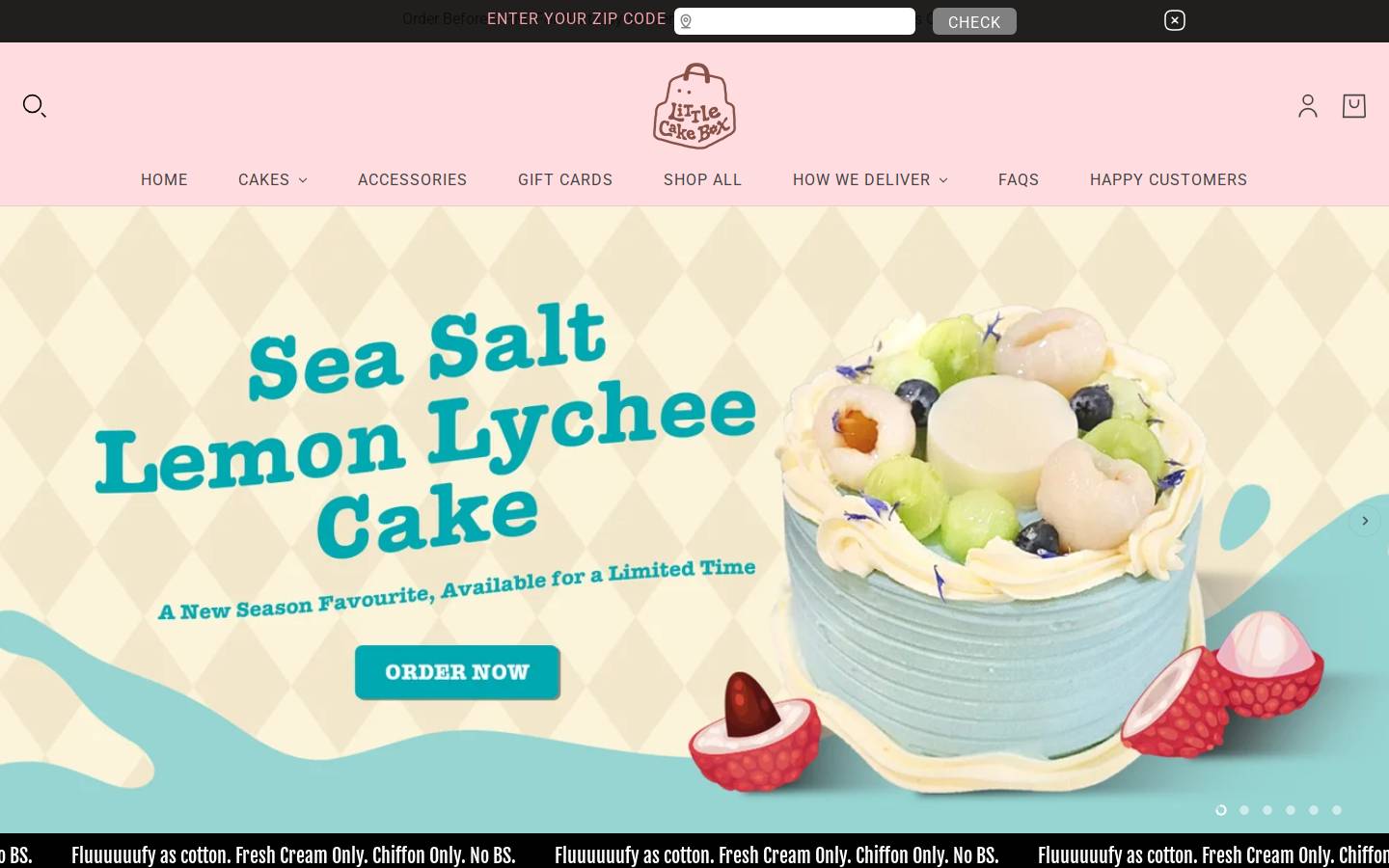 littlechouxbox.com homepage screenshot
