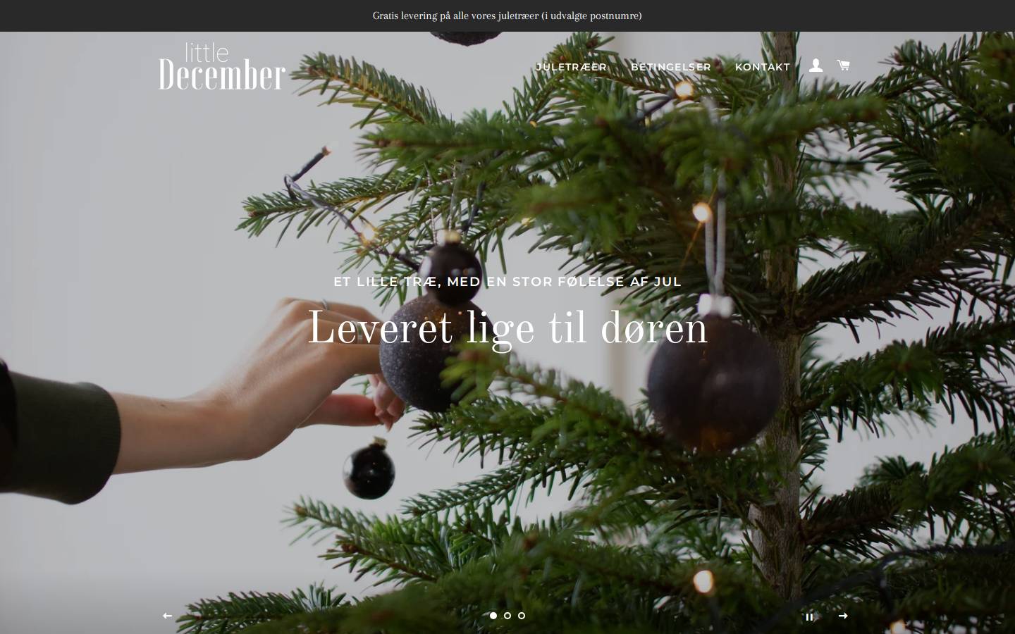 littledecember.dk homepage screenshot