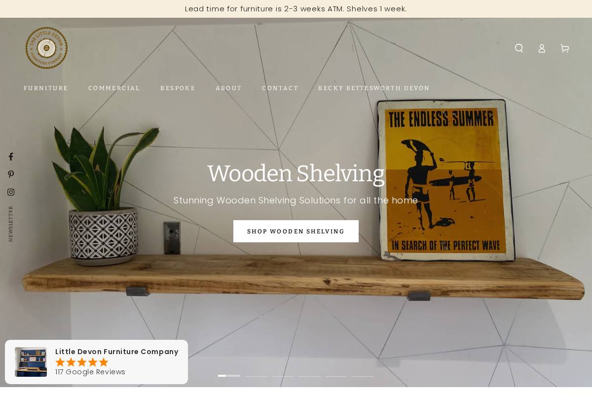 littledevonfurniture.co.uk homepage screenshot